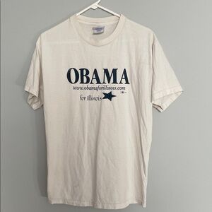 Authentic Obama for Illinois Senate T Shirt 2004 RARE